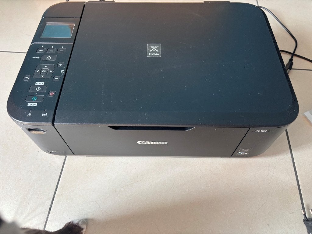 Inktjet kleurenprinter Canon MG4250, Computers en Software, Printers, Ophalen, Gebruikt, Inkjetprinter, Printer