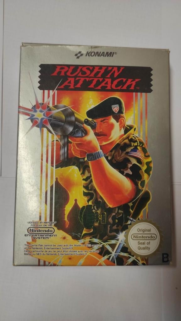 Rush Attack nintendo nes avec boîte et mode d'emploi, Enlèvement