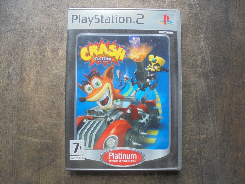 Crash Tag Team Racing voor PS2 (zie foto's), Avontuur en Actie, Gebruikt, 1 speler, Ophalen of Verzenden