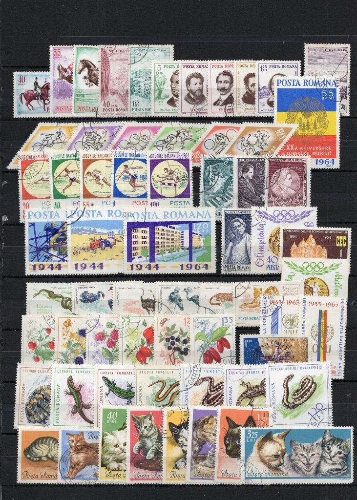 Collection Roumanie par numéro, avec séries, Envoi
