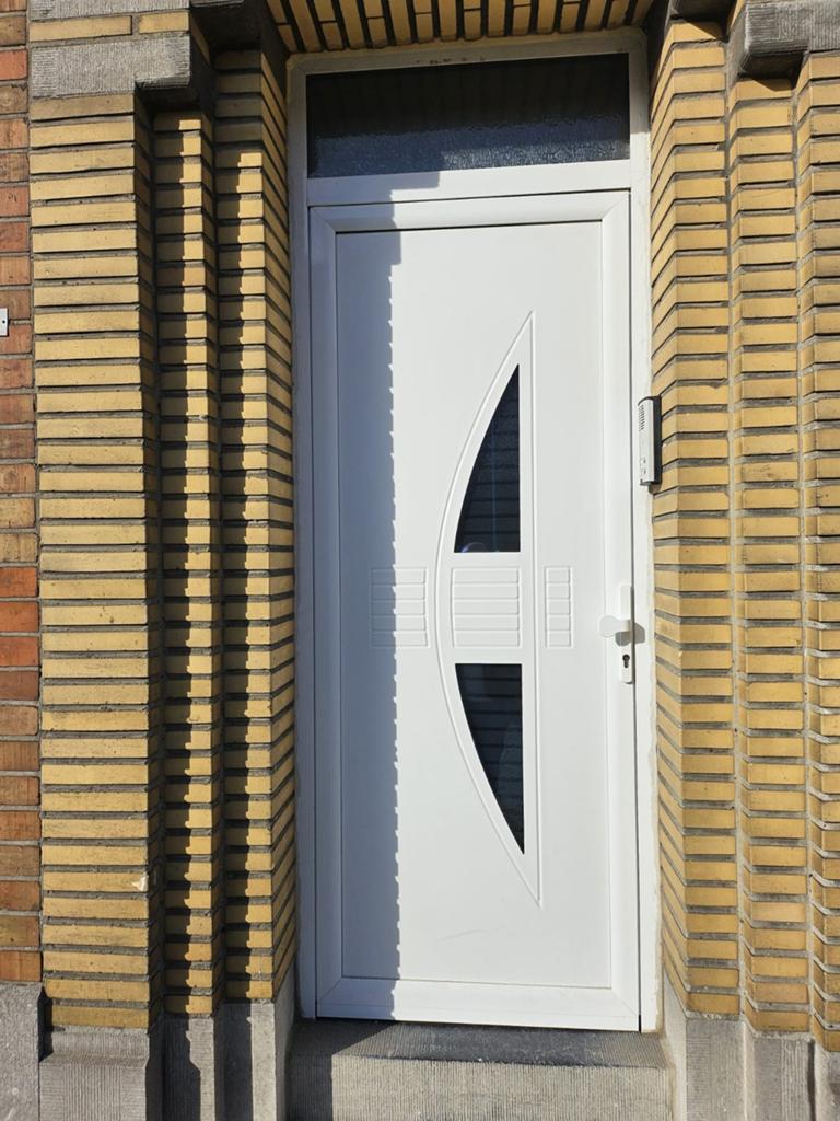Porte extérieur blanche, Bricolage & Construction, Enlèvement, Comme neuf