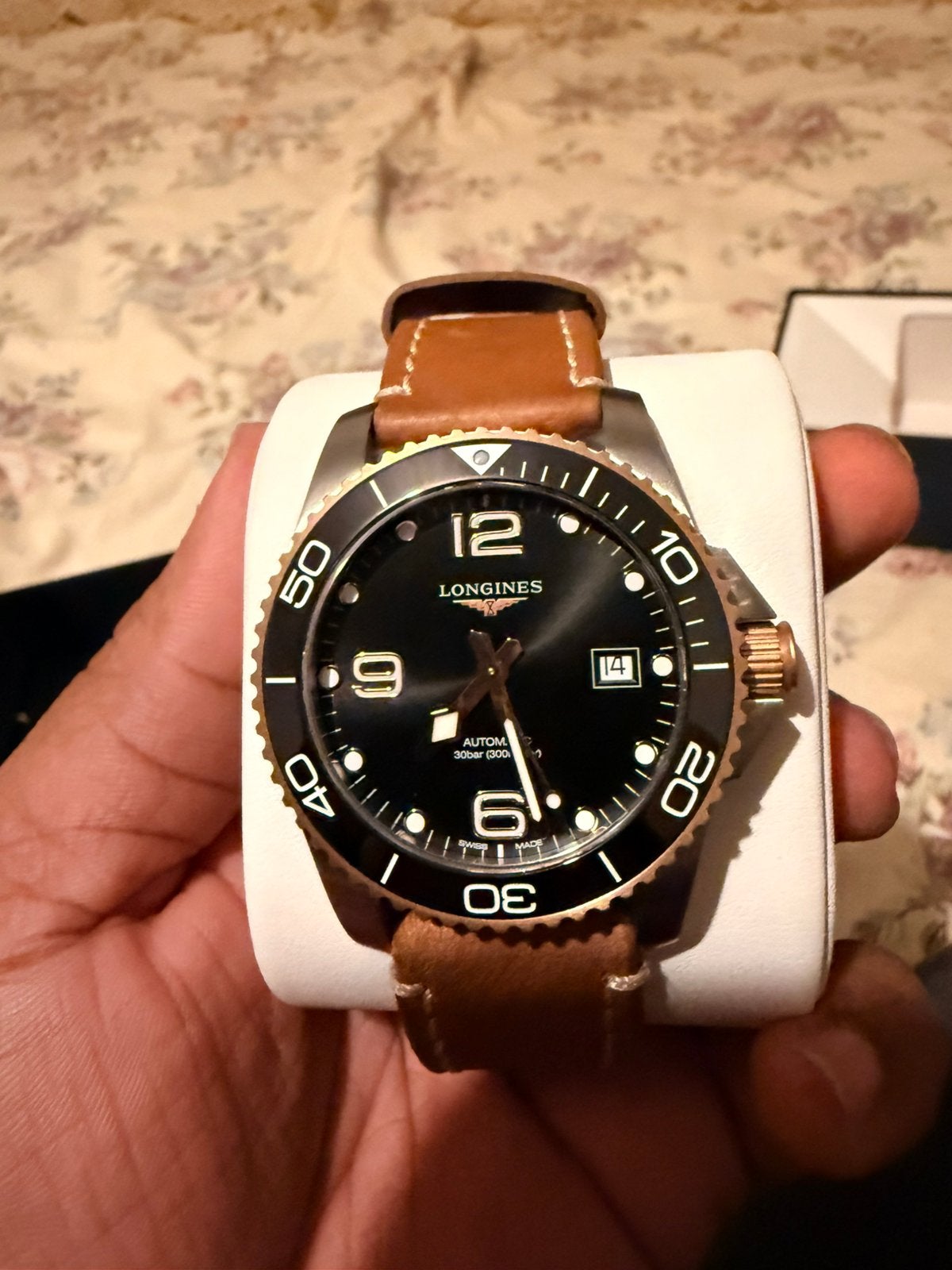 Longines HydroConquest Two-Tone Rose Gold – Complete Set, Handtassen en Accessoires, Staal, Staal, Polshorloge, Nieuw