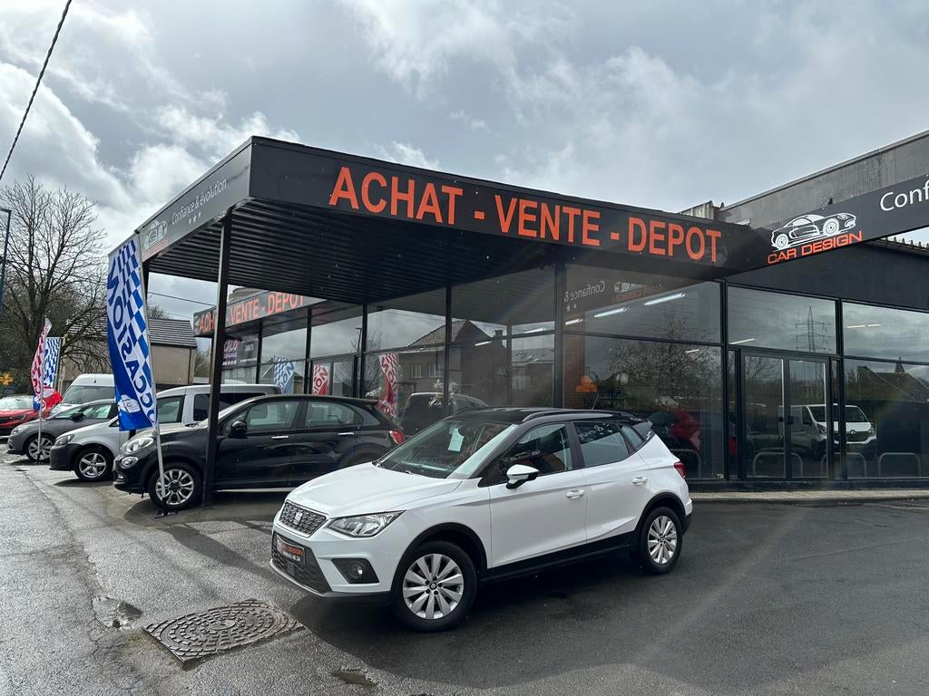 Seat Arona 1.0i / 2019 / 105.000km / garantie.., Achat, Entreprise, Boîte manuelle, Noir