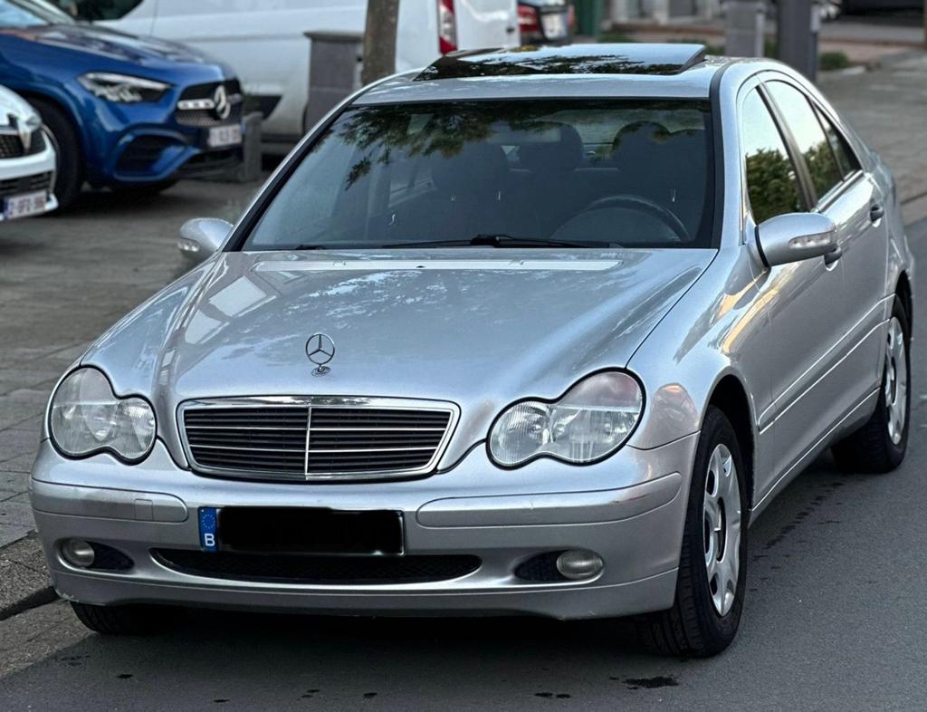 Mercedes C Classe 200 Kompressor GEKEURD VOOR VERKOOP, Auto's, Stof, Zwart, Handgeschakeld, 5 deurs