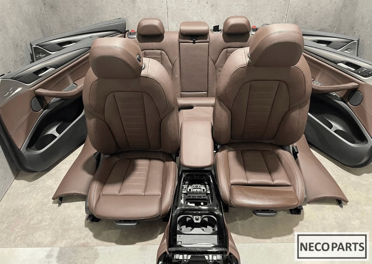 BMW X4 G02 LCI M-PAKKET 14KM INTERIEUR SET STOELEN VERWARMD, Auto-onderdelen, Gebruikt, -, -, Ophalen of Verzenden