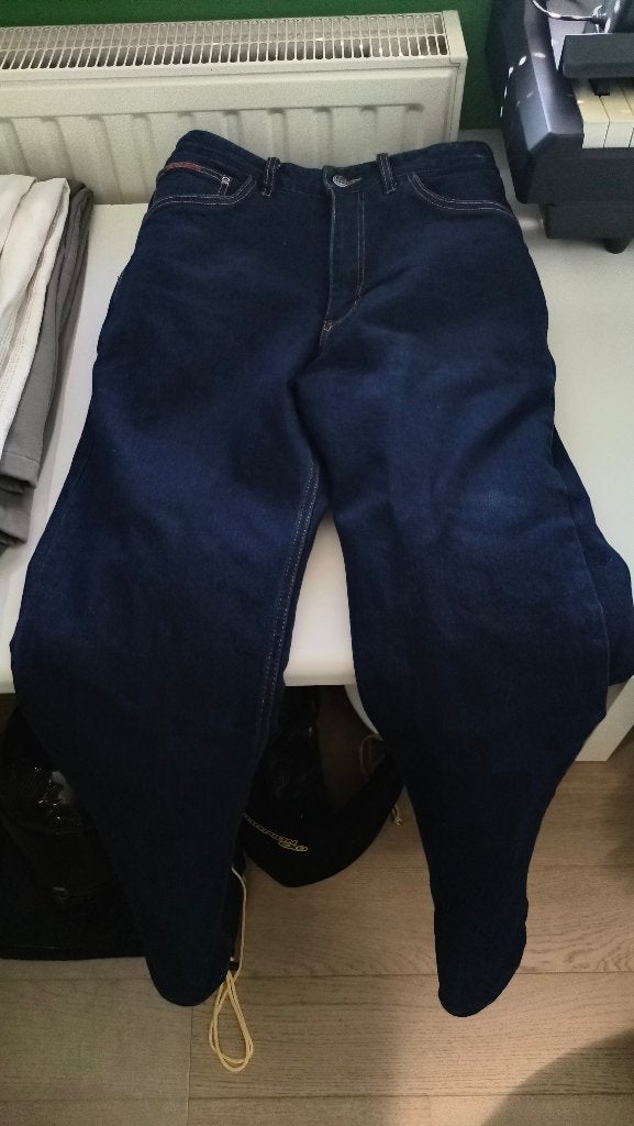 Hood K7 motorjeans AAA maat 30 D3O knie- en heupprotectie, Seconde main, Enlèvement ou Envoi, Pantalon | textile, Hood