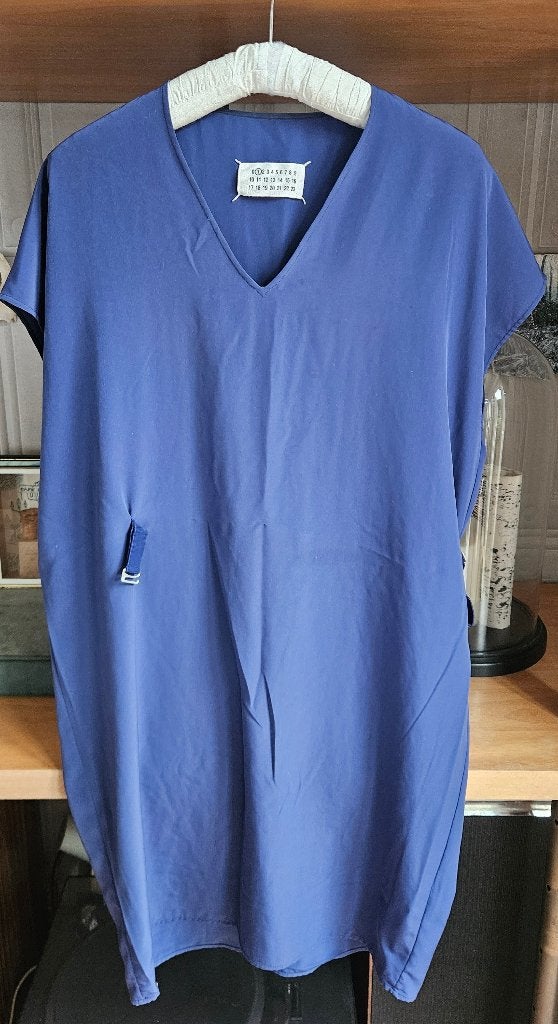 Maison Martin Margiela Line 1 jurk – blauw – IT 42, Blauw, Gedragen, Maison Martin Margiela, Ophalen