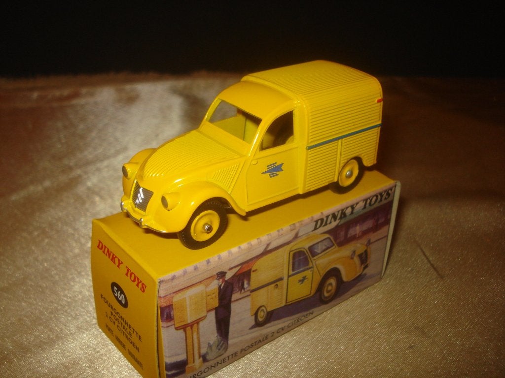 DINKY TOYS Citroën 2CV Fourgonnette Postale Reissue + Boîte, Hobby en Vrije tijd, Modelauto's | 1:43, Nieuw, Auto, Dinky Toys