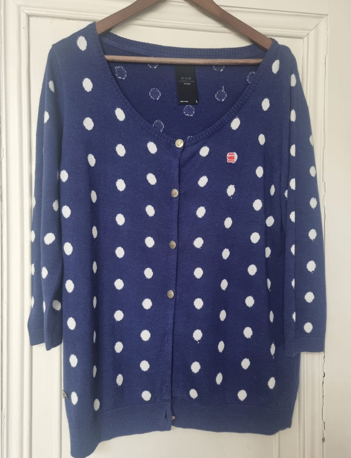 G-Star RAW vest Maat L, Blauw, Maat 42/44 (L), Ophalen of Verzenden, G-Star