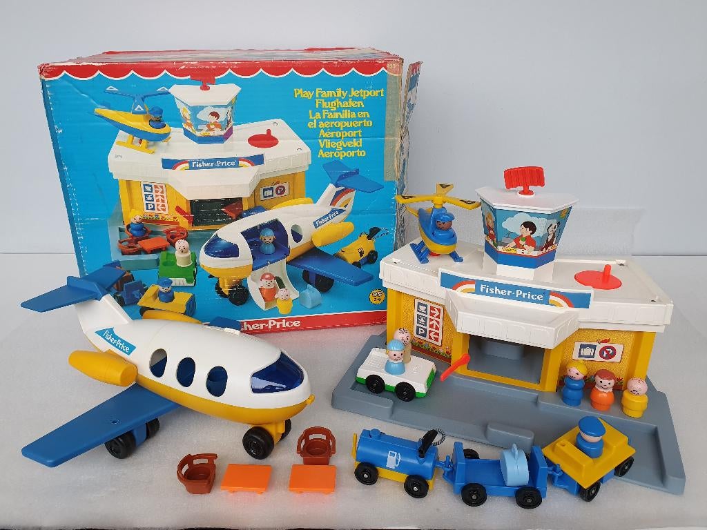 Fisher-Price 933: Luchthaven / Vliegveld, Kinderen en Baby's, Speelgoed | Fisher-Price, Ophalen of Verzenden, Gebruikt, Speelset
