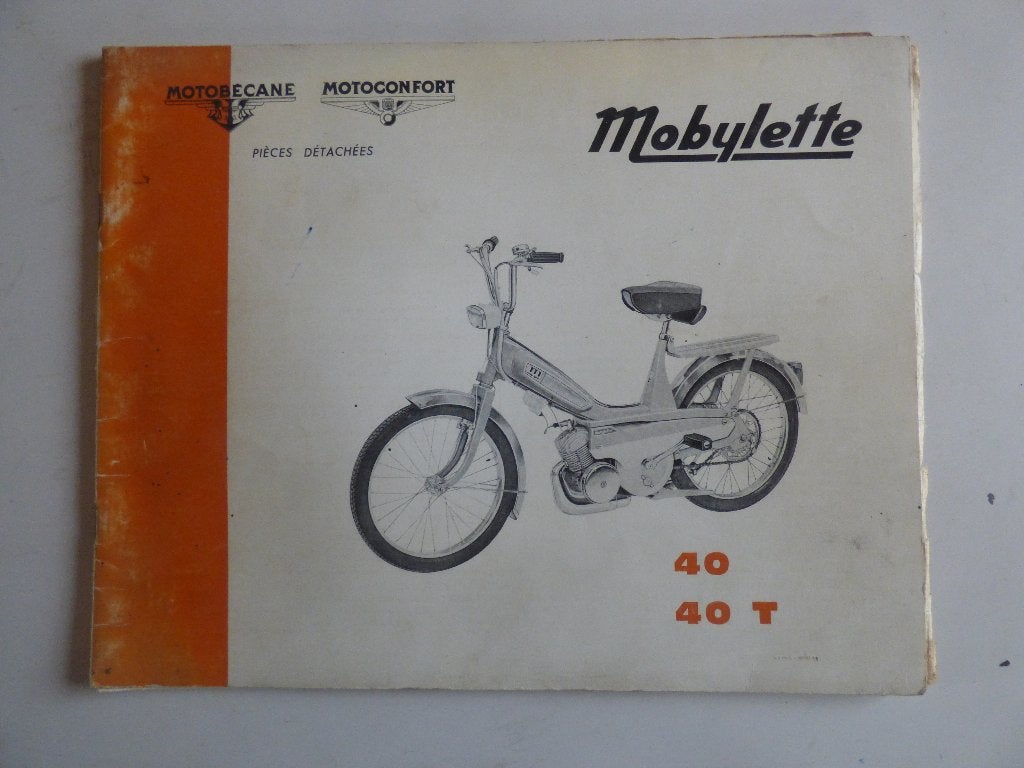 MOTOBECANE MOTOCONFORT TYPE 40 & 40T ONDERDELENLIJST, Fietsen en Brommers, Ophalen of Verzenden, Gebruikt