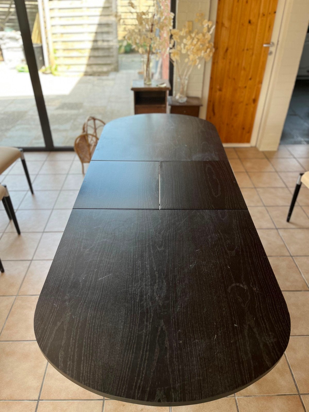 ovale tafel met 6 stoelen, Huis en Inrichting, Tafels | Eettafels, Ophalen