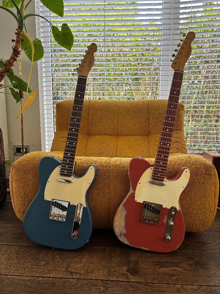 LAGHI custom shop telecasters, Muziek en Instrumenten, Snaarinstrumenten | Gitaren | Elektrisch, Ophalen of Verzenden, Zo goed als nieuw