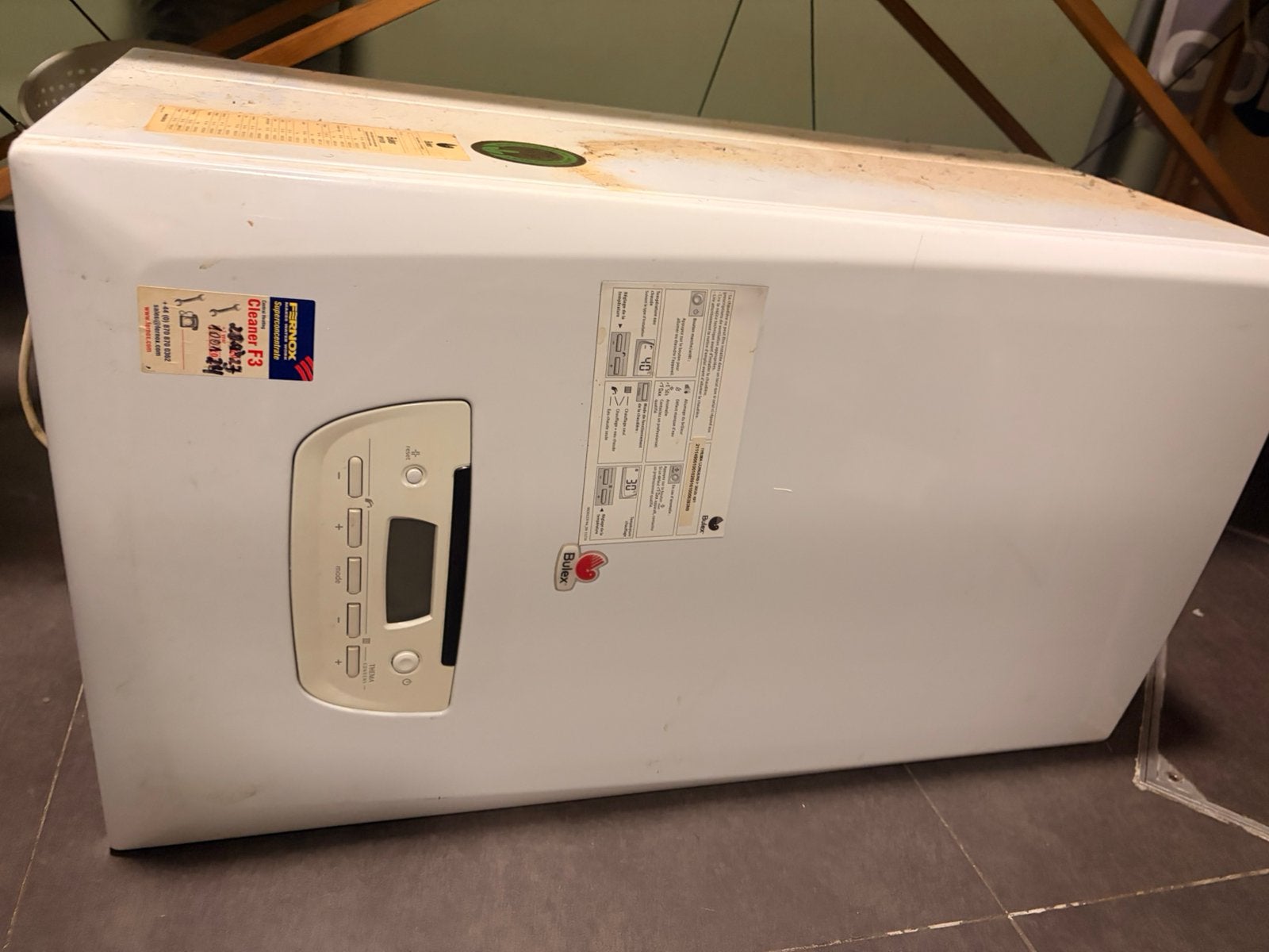 1 condensatieketel, Enlèvement, Utilisé