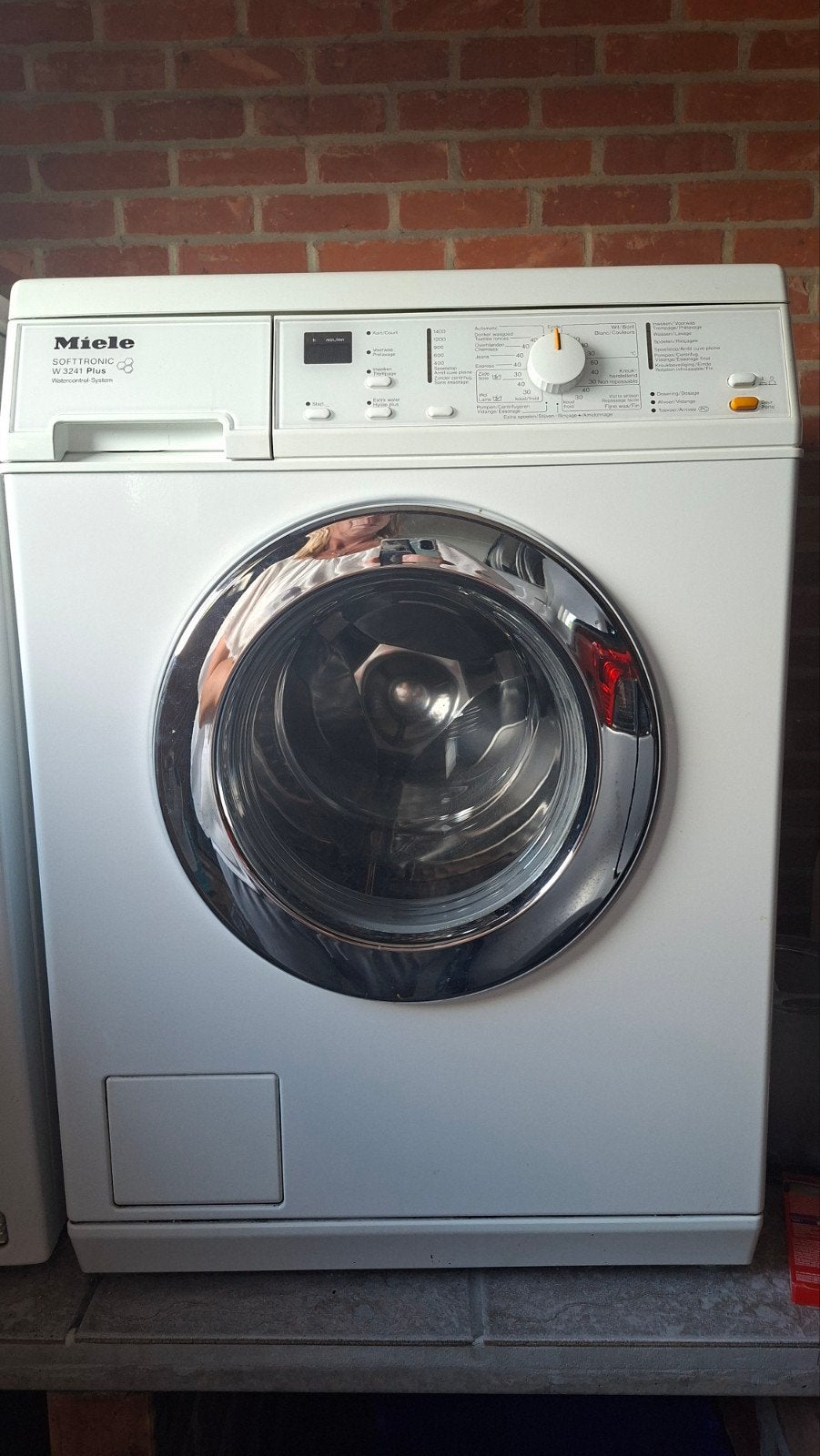 Miele wasmachine, Ophalen