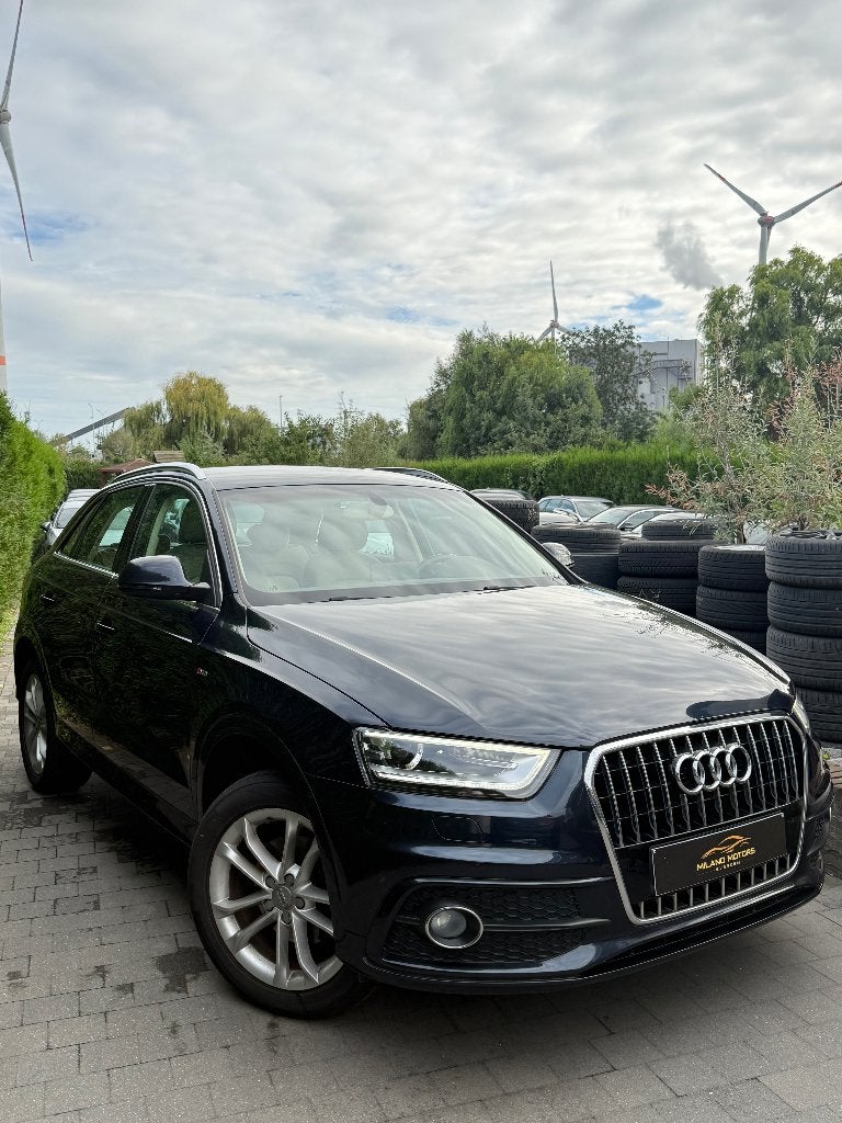 AUDI Q3 S-LINE 2015 73000KMS, Auto's, Stof, 4 cilinders, Blauw, Bedrijf