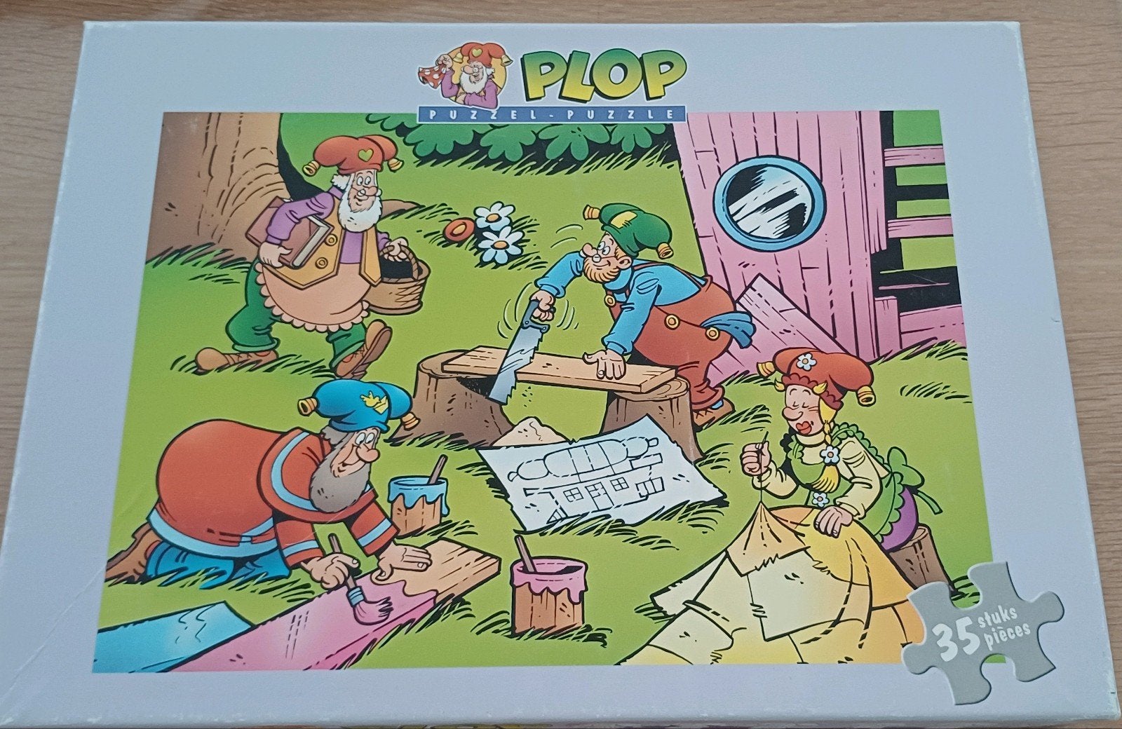 Plop puzzel 35 stuks, Antiek en Kunst, Kunst | Litho's en Zeefdrukken, Ophalen