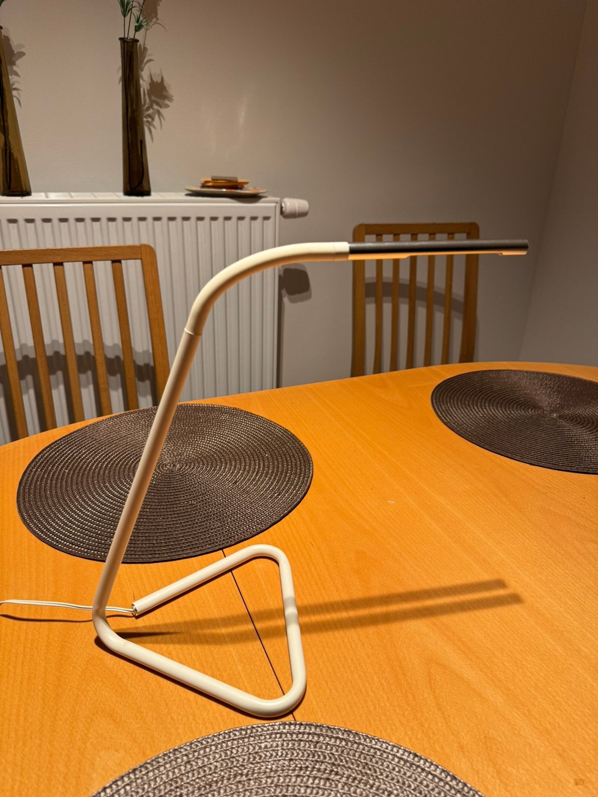 Lampe de bureau vintage Ikea HÅRTE, Maison & Meubles, Vintage, Blanc, Lampe de bureau, Comme neuf
