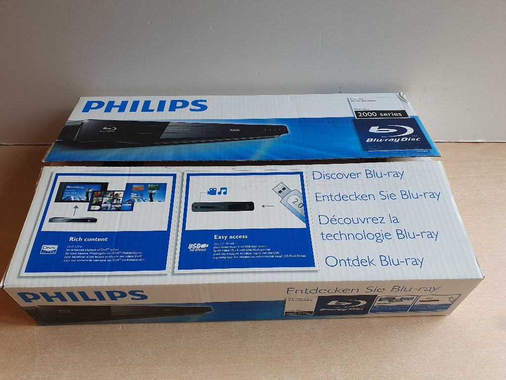 Blu-Ray Disc Speler Philips BDP2800, Ophalen of Verzenden, Philips