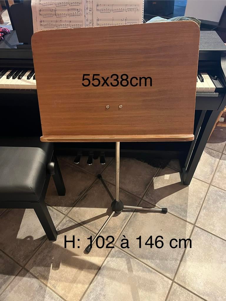 Lezenaar, Ophalen, Gebruikt, Muziekstandaard