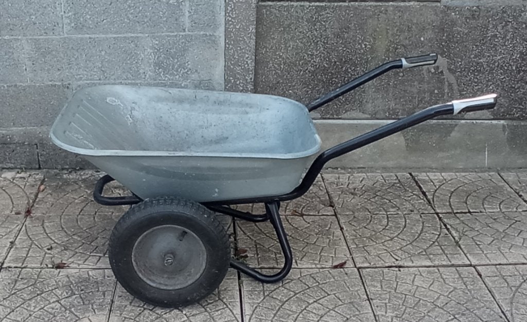 Brouette Haemmerlin 2 roues 100 litres pour 150 kg, Jardin & Terrasse, Enlèvement, Utilisé, Manuelle, À deux roues