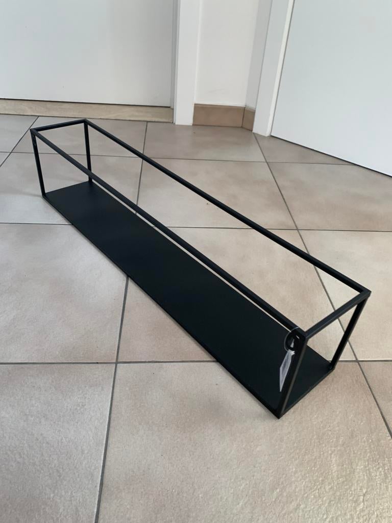 Zwart metalen hangrekje, Ophalen, Nieuw