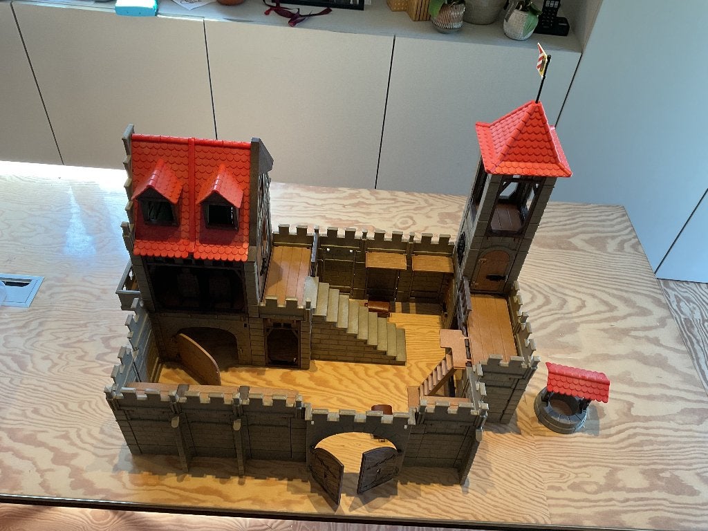 Playmobil groot ridderkasteel, Ophalen, Gebruikt, Complete set, Kasteel/Fort