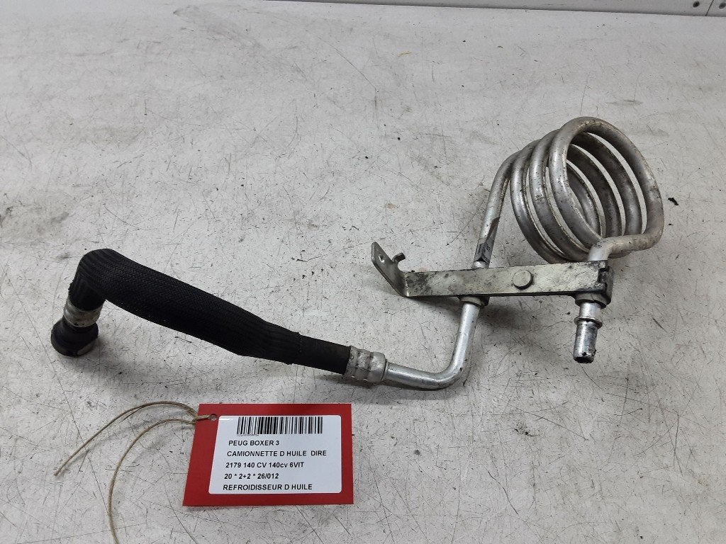 REFROIDISSEUR HUILE Peugeot Boxer (U9) (29102019153051), Mevr. I. Hauben, Utilisé, Rue de l'Espoir 34 34
4030  GRIVEGNÉE, BE, Info@Collignon.be