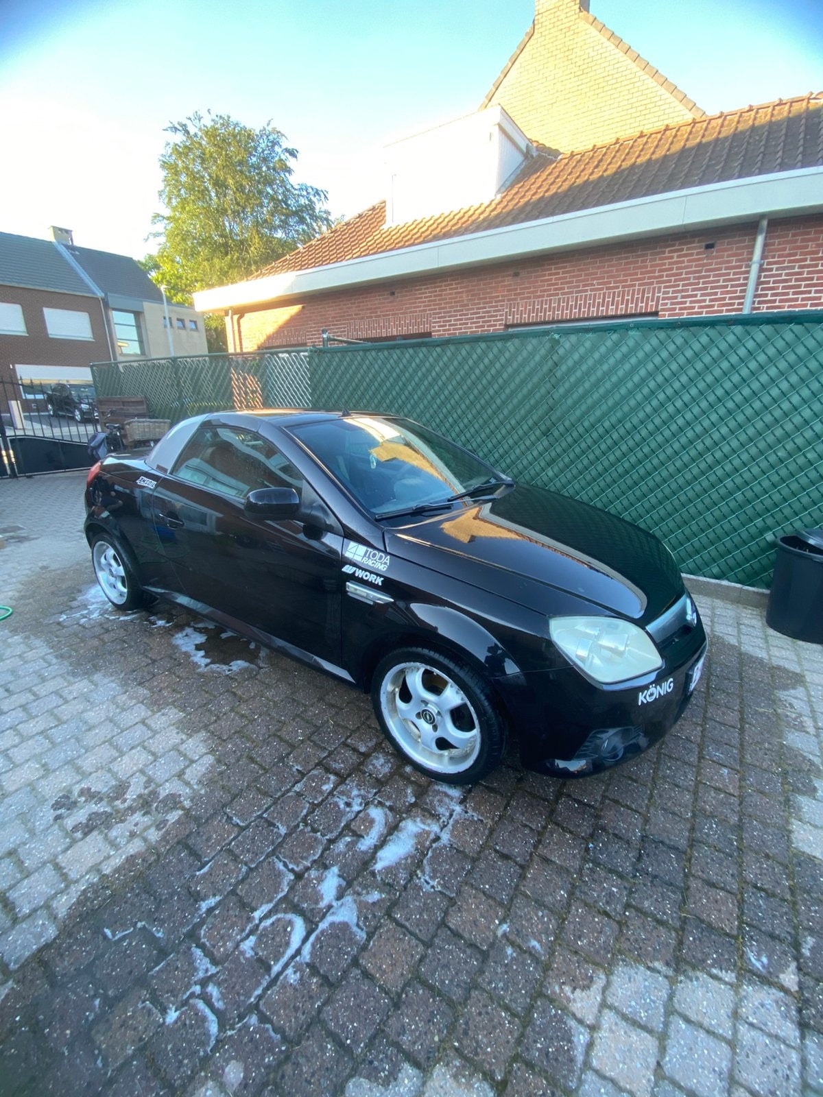 Opel tigra, Auto's, Opel, Voorwielaandrijving, Zwart, Cabriolet, Zwart