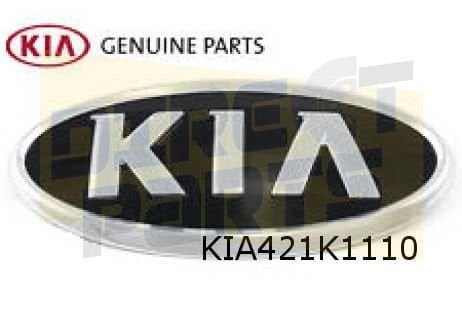 Kia Rio embleem logo ''Kia'' op voorbumper Origineel! 863201, Auto-onderdelen, Kia, -, Verzenden, -