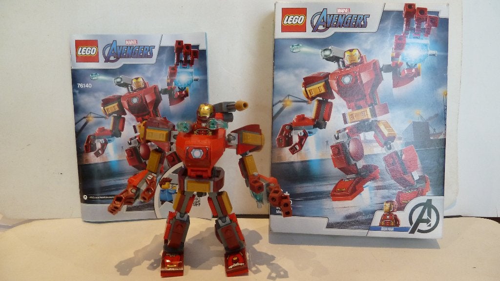 Lego Marvel Super Heroes Avengers 76140 Iron Man Mech, Marvel, Lego, Ophalen of Verzenden, Zo goed als nieuw