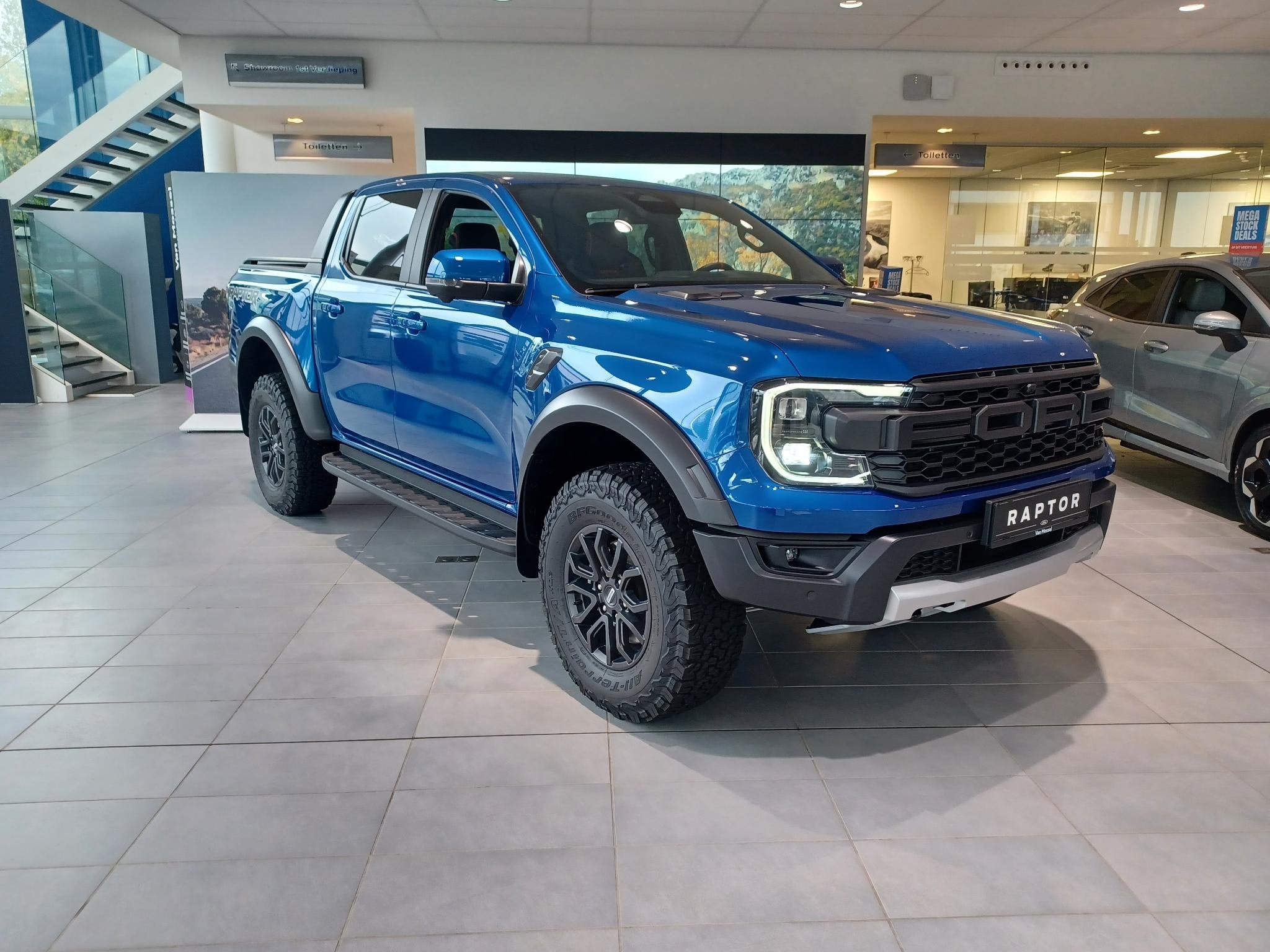 Ford Ranger 3.0 EcoBoost V6 214kW Aut. Raptor - Raptor Pack, Auto's, Automaat, 4 deurs, Stof, Blauw
