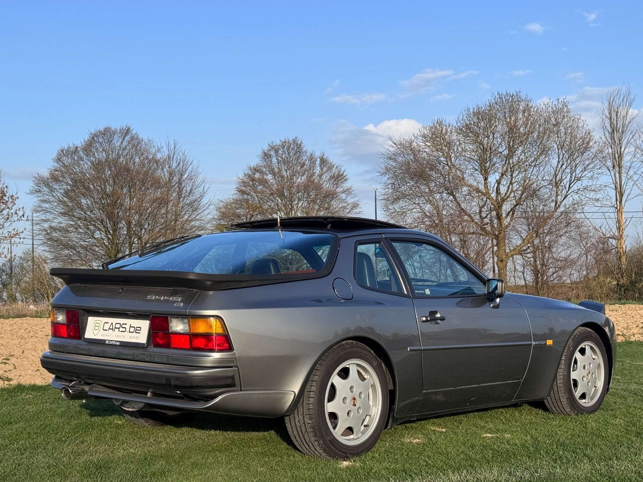 Porsche 944 3.0L 16v S2 TARGA TITANIUM N02 EXTREMELY RARE, Autos, Cuir, Argent ou Gris, Achat, 155 kW