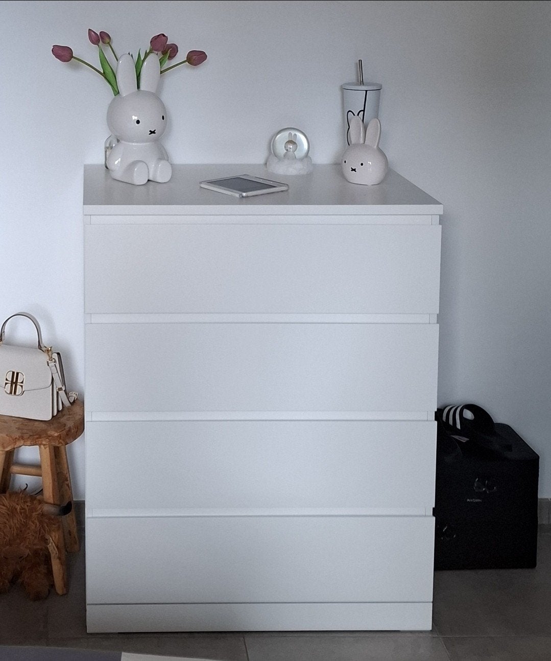 Ikea MALM ladekast, Ophalen, 100 tot 150 cm, 50 tot 100 cm, Zo goed als nieuw