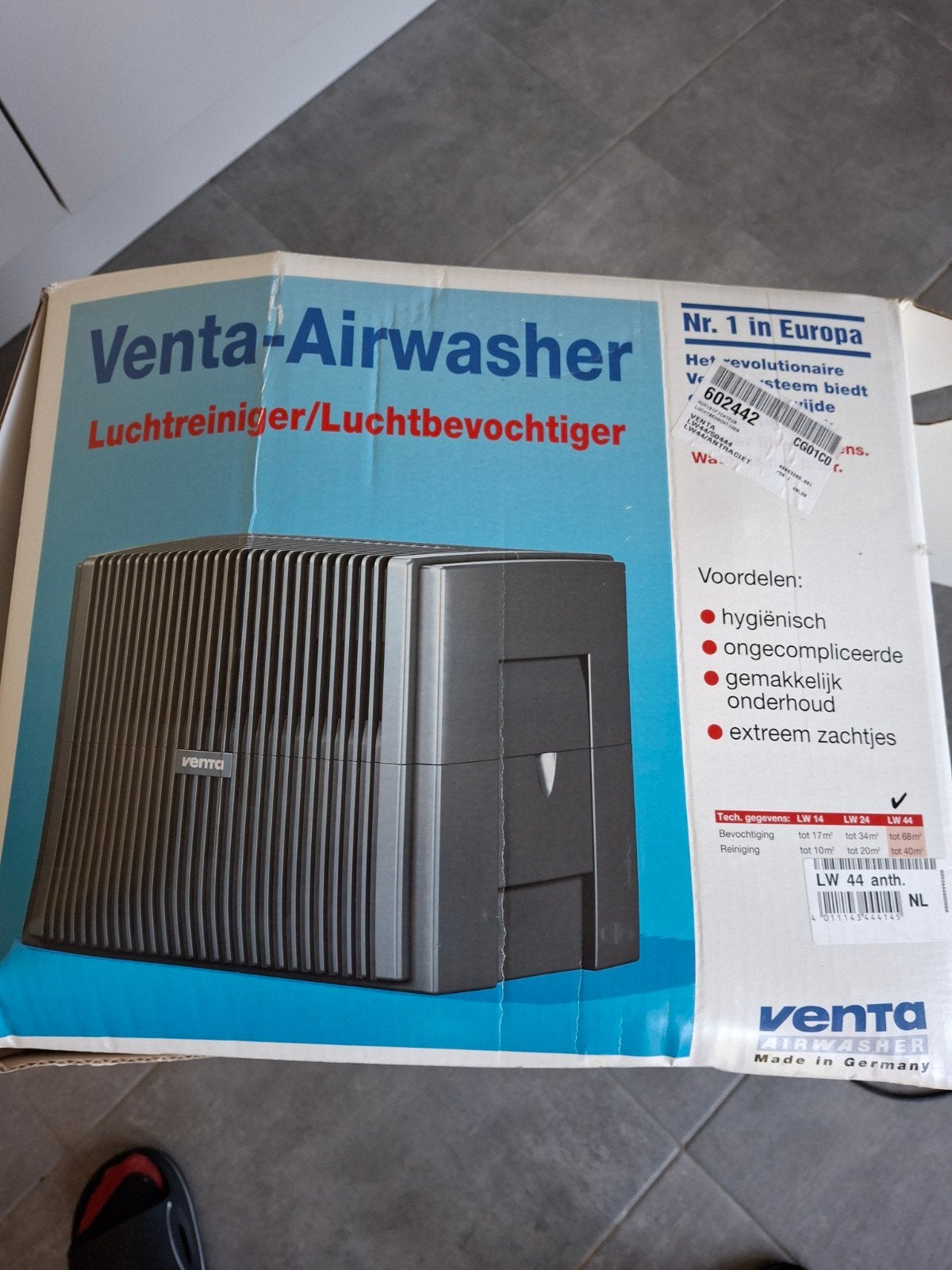 Venta luchtreiniger van 40 tot 68m2 reinigen en bevochtigen, Electroménager, Équipement de traitement de l'air, Enlèvement, Purificateur d'air