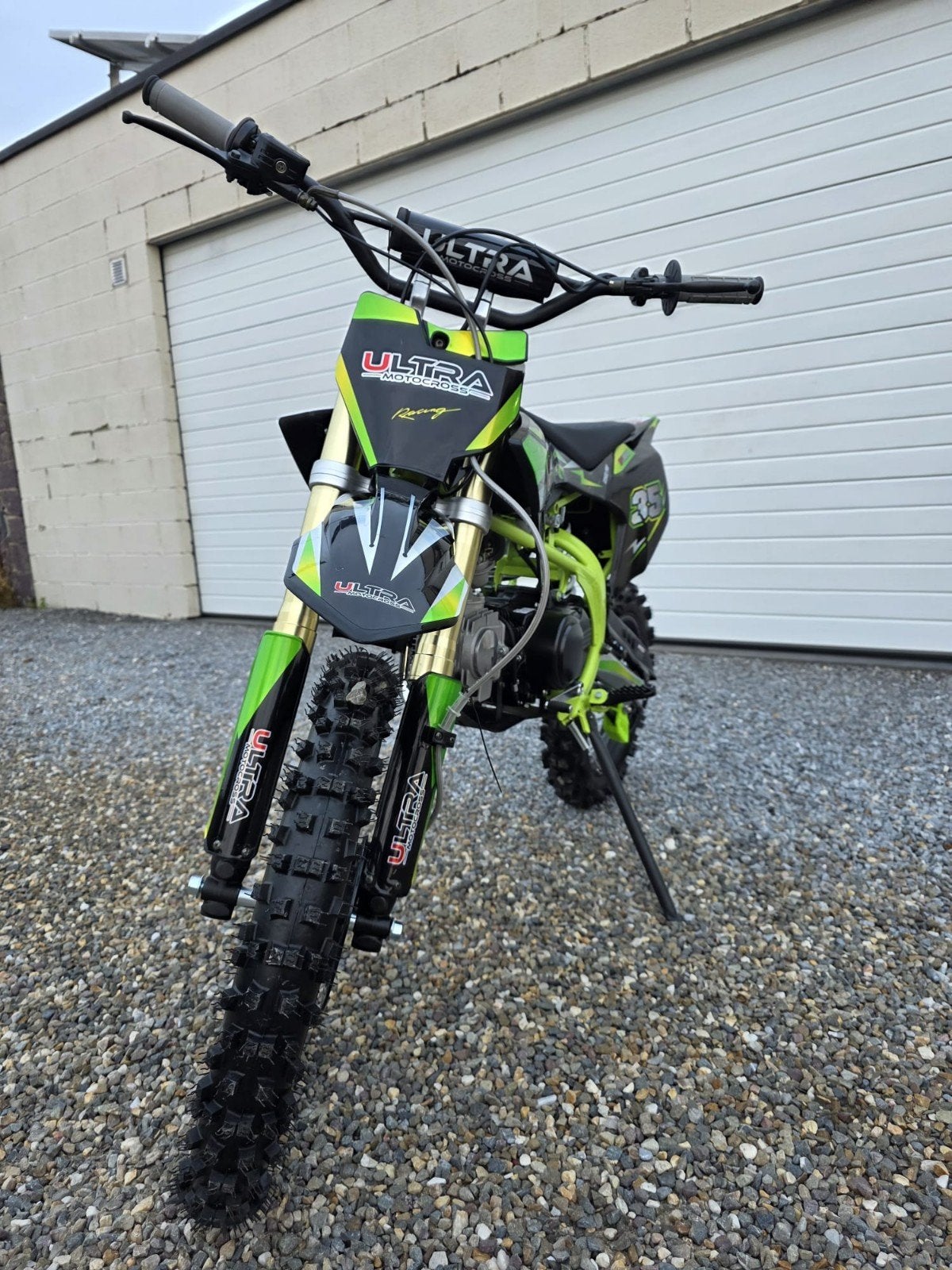 cross 125cc nieuw, Ophalen
