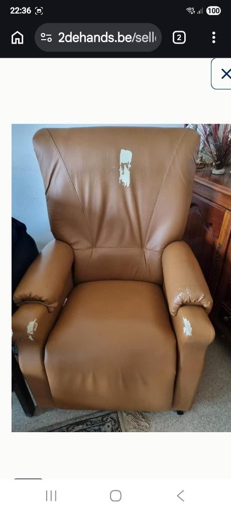 Relax zetel werkt perfect GRATIS, Ophalen, Gebruikt, Eenpersoons, Kunststof