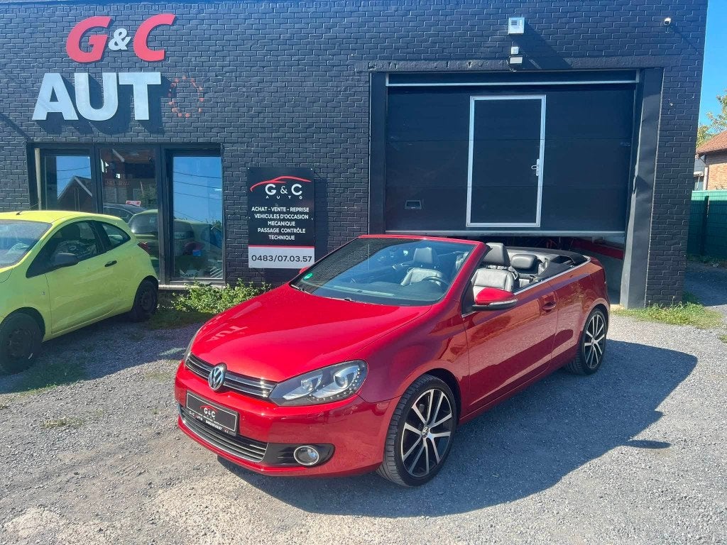 vw golf 6 cabriolet, Autos, Euro 5, Achat, Cabriolet, Boîte manuelle