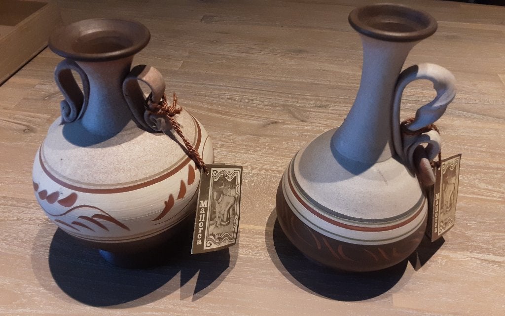 Vases à ventre Mallorca, Neuf, Enlèvement ou Envoi, Matériau naturel, Multicolore