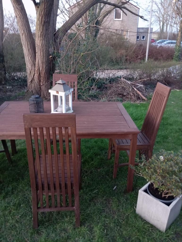 Table en teck massif "Bois Le DUC", Enlèvement ou Envoi, Bois