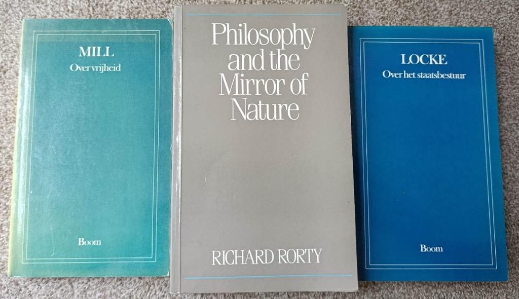Filosofie bundel -  Mill, Rorty en Locke, Boeken, Filosofie, Ophalen of Verzenden, Gelezen, Wijsbegeerte of Ethiek, Diverse auteurs