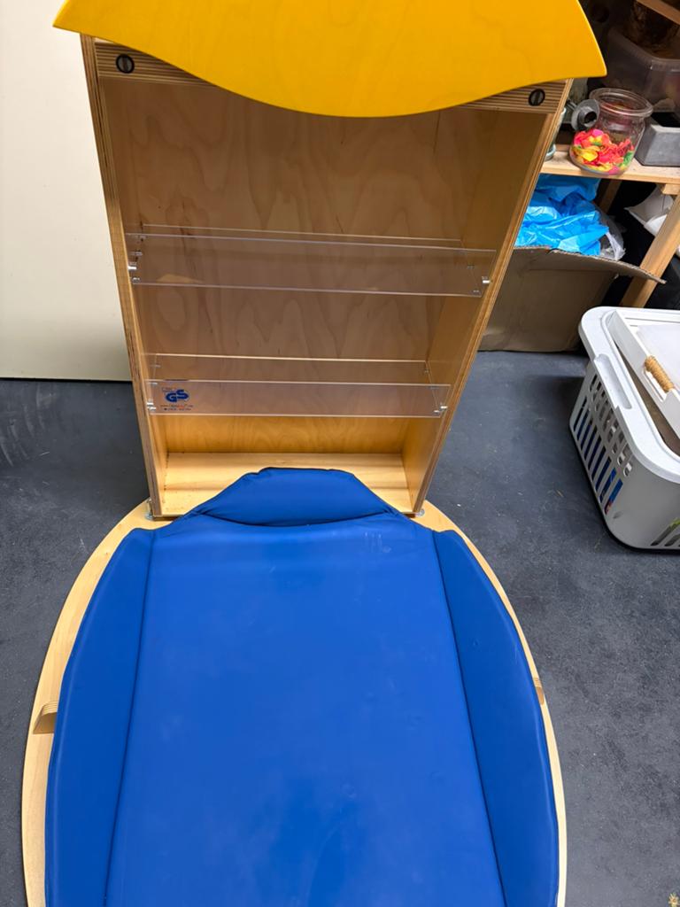 Verzorgtafel baby in hout en inklapbaar, Ophalen, Zo goed als nieuw