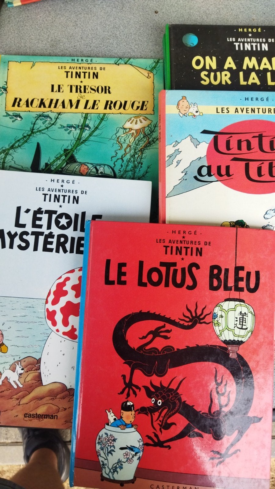 25 avonturen van Kuifje met harde kaft. Franstalige., Ophalen, Kuifje, Gebruikt, Boek of Spel