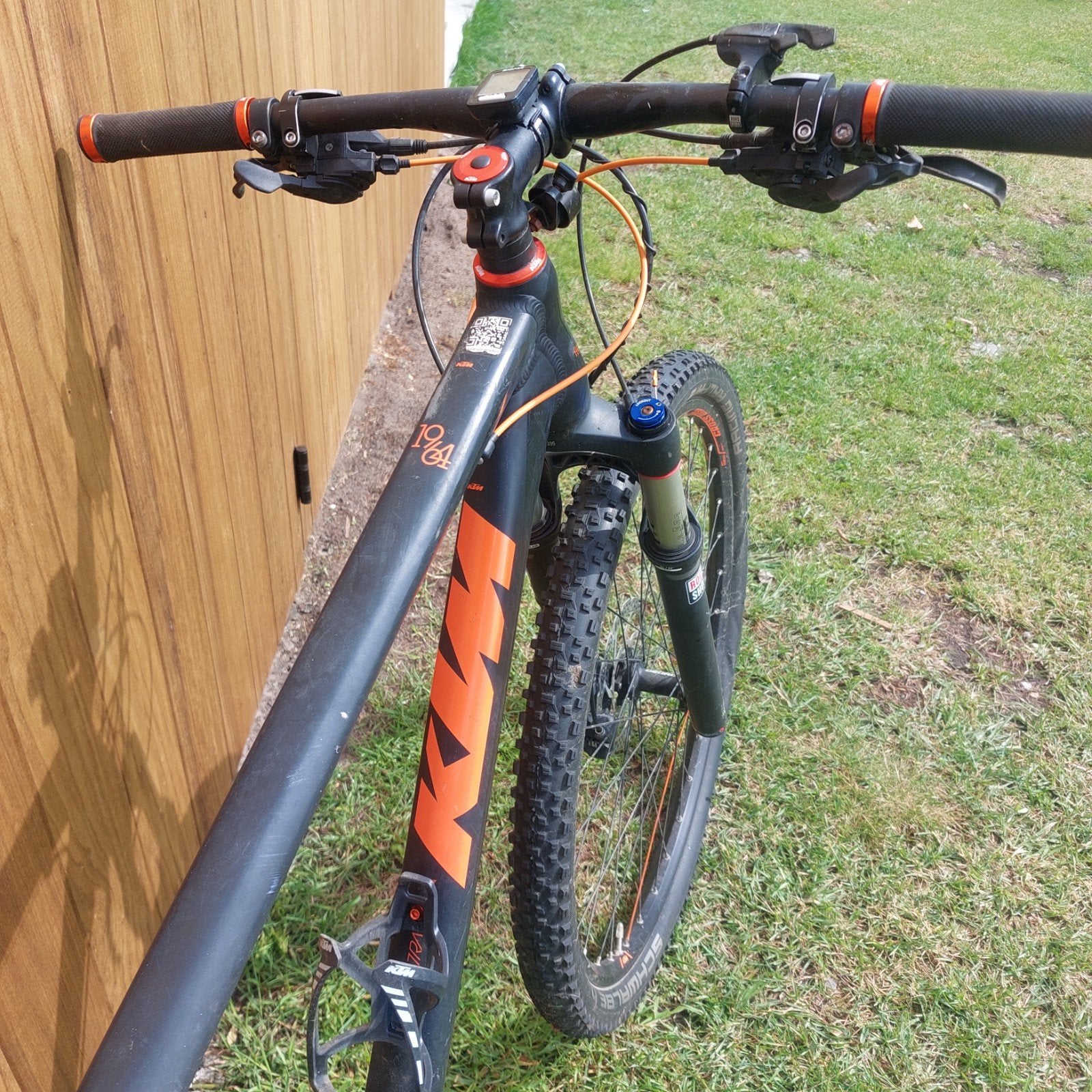 Zwarte ktm mtb met Orange belettering , 29 Inch wielen, Fietsen en Brommers, Ophalen, KTM