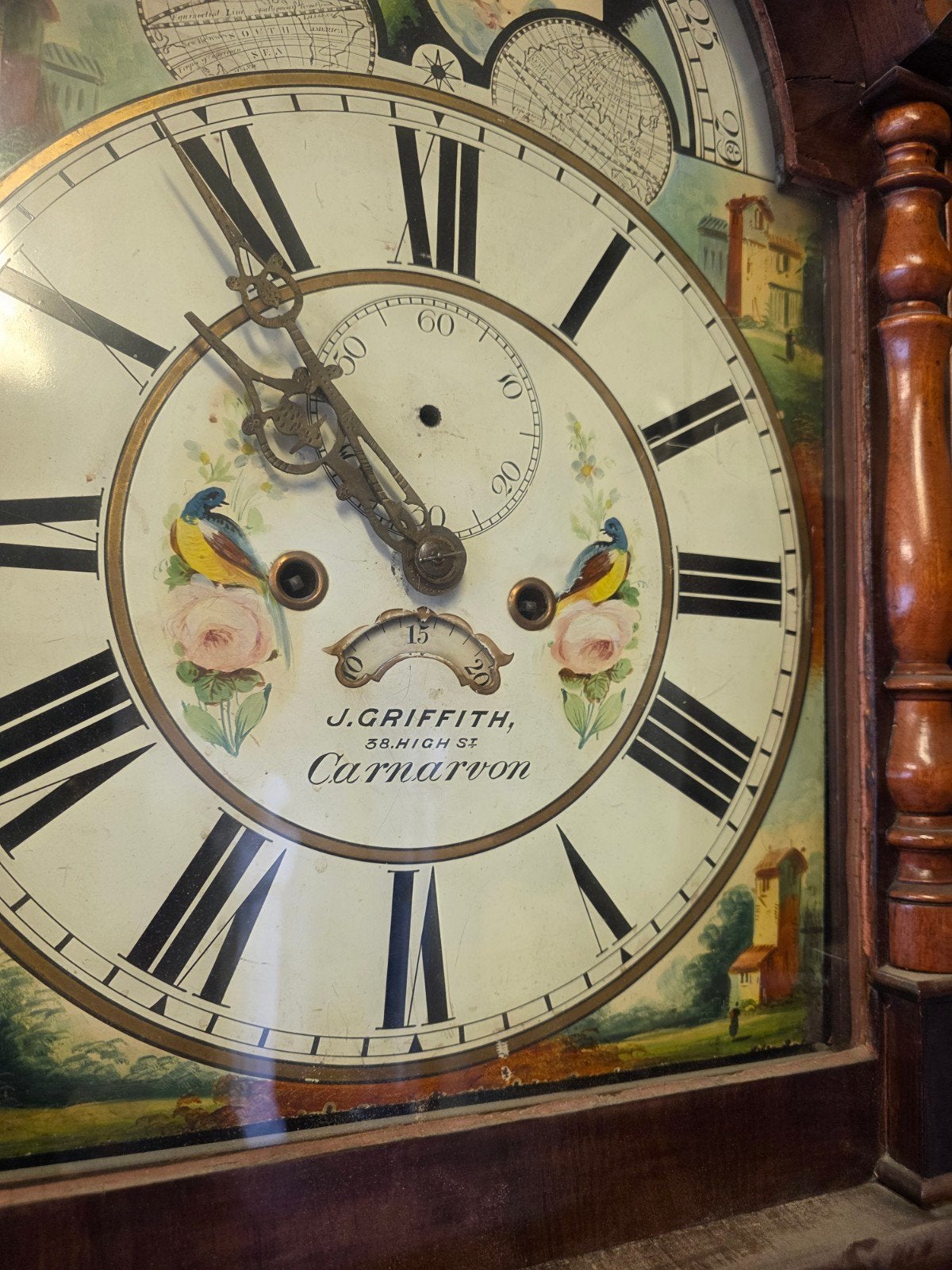 3 horloges debout, Enlèvement