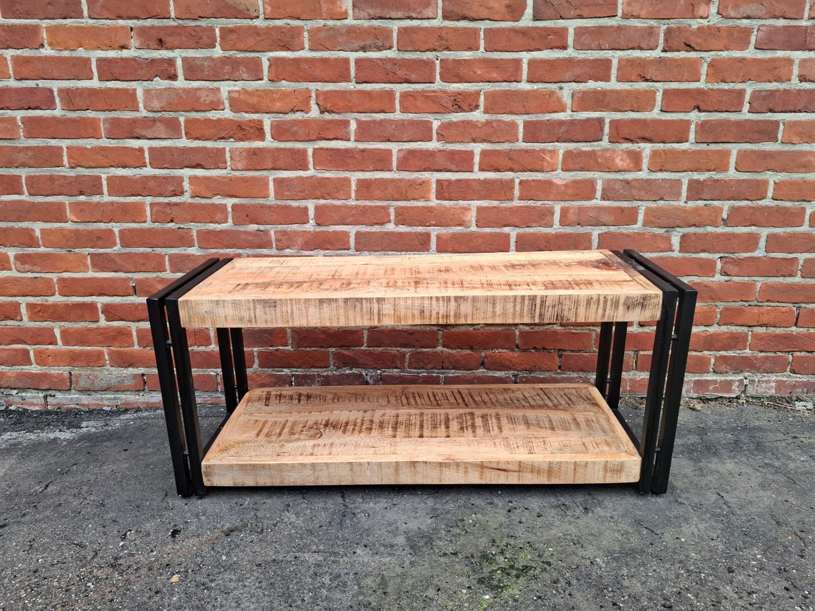 Mangohout tv meubel / salontafel / wandmeubel, Ophalen, Gebruikt, 50 tot 100 cm, Minder dan 100 cm