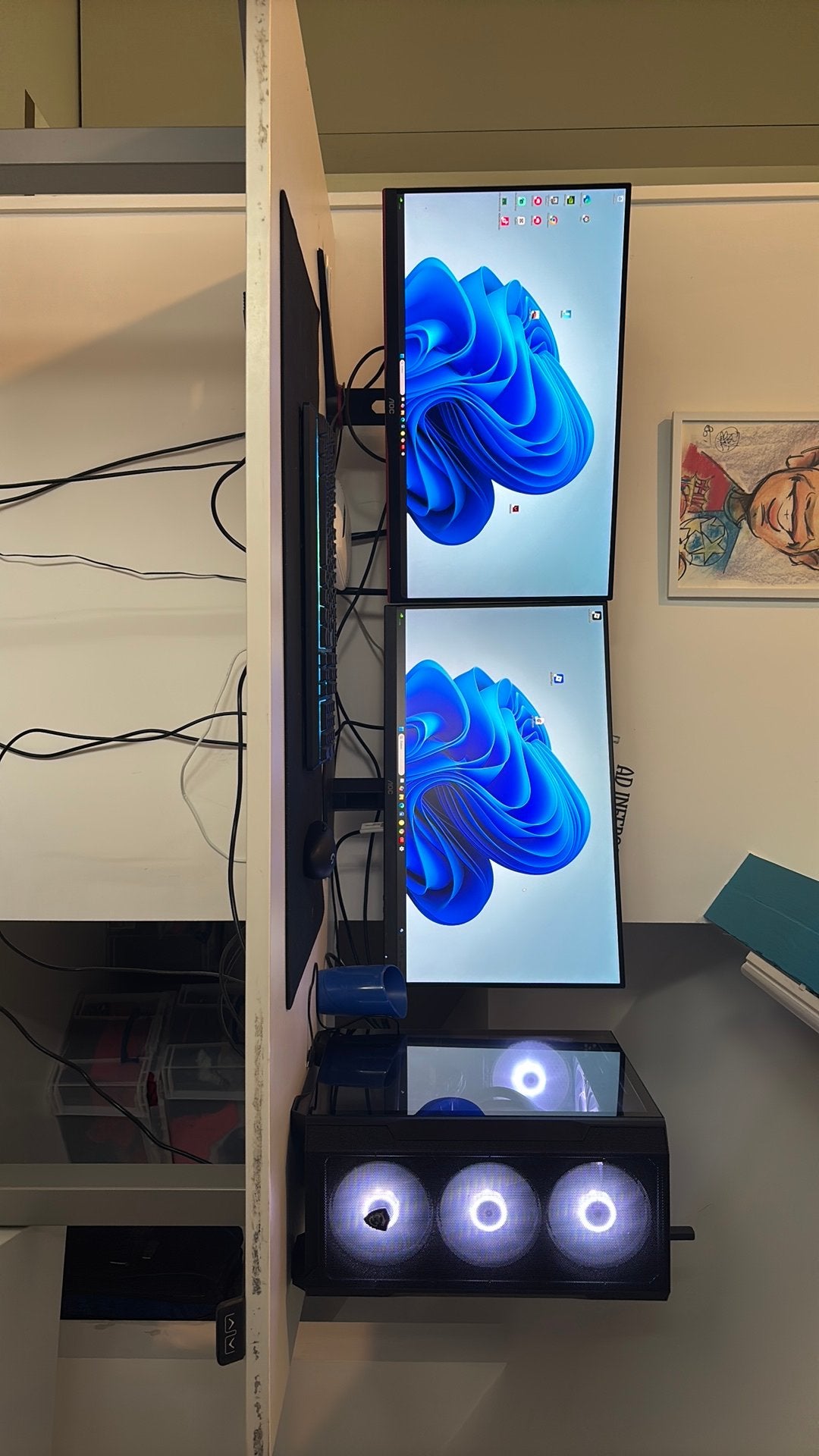 Gaming pc setup, Ophalen of Verzenden, Zo goed als nieuw, Gaming, SSD