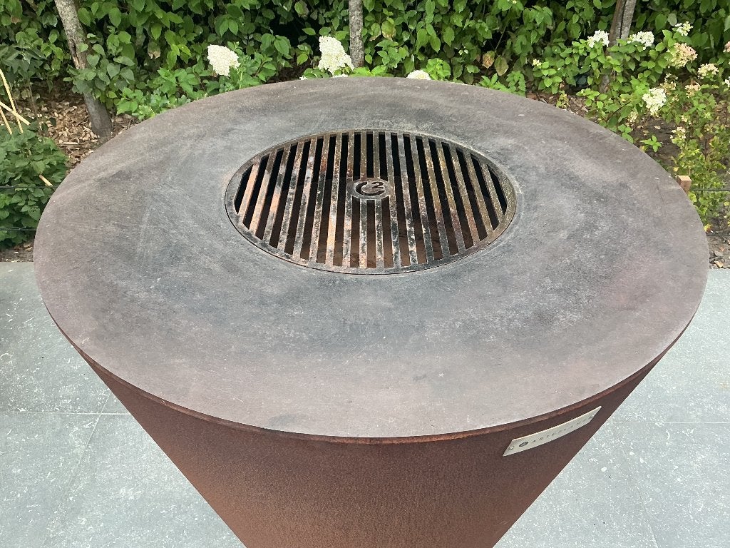 BBQ artflame one 40 air grill cortenstaal, Tuin en Terras, Ophalen, Zo goed als nieuw, Artflame
