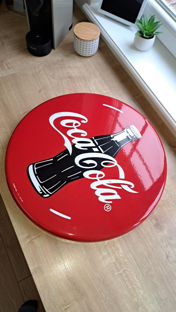 Plaque émaillée Coca-Cola., Collections, Enlèvement ou Envoi