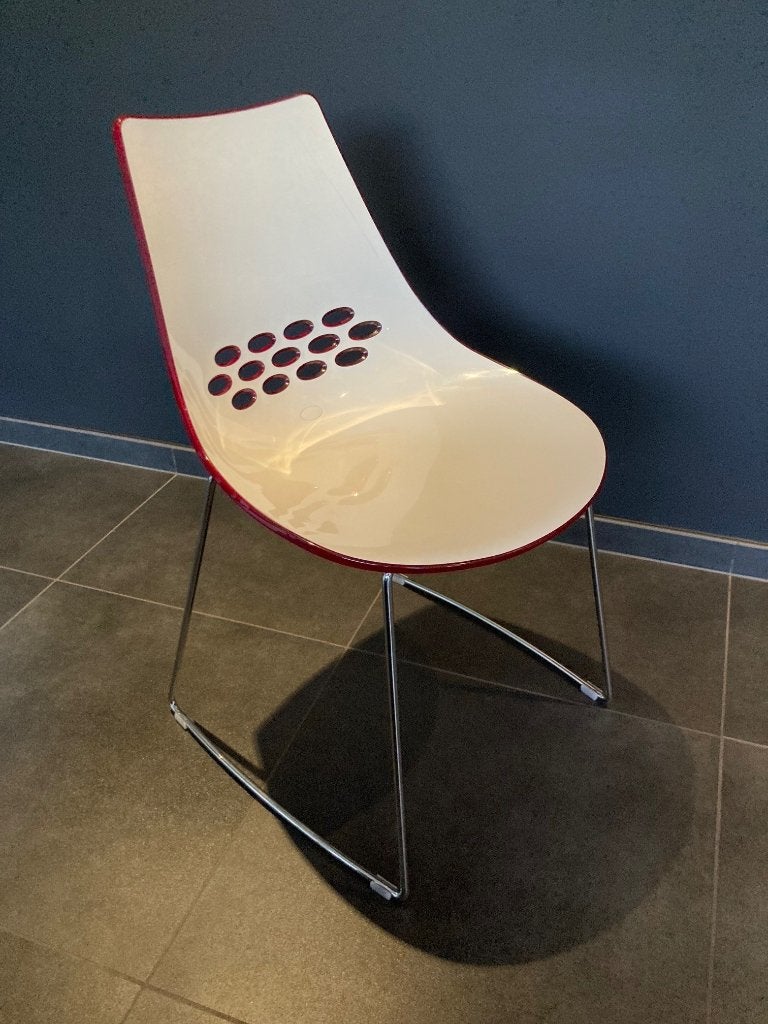 STOELEN CALLIGARIS DESIGN ROOD, Ophalen, Kunststof, Drie, Design